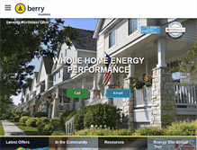 Tablet Screenshot of berryinsulation.com
